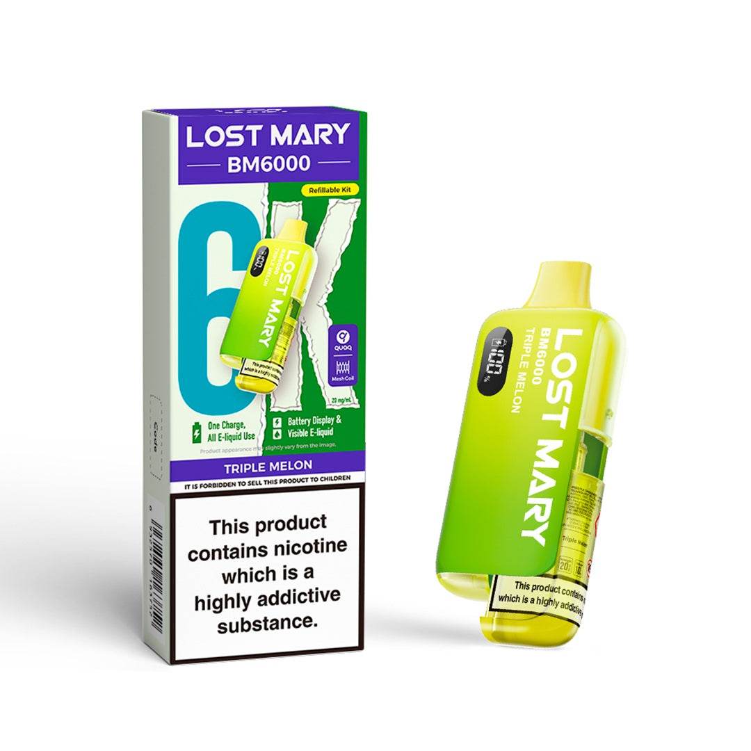 Lost Mary BM6000 Prefilled Vape KIT - VAPING COUNTRY
