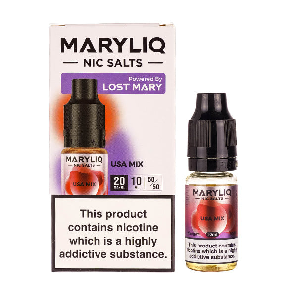 USA Mix Nic Salt E-Liquid by Lost Mary Maryliq