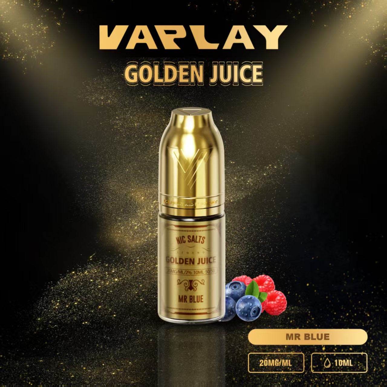 GOLDEN JUICE 20mg - Nic Salt E-Liquid 10ml - VAPING COUNTRY