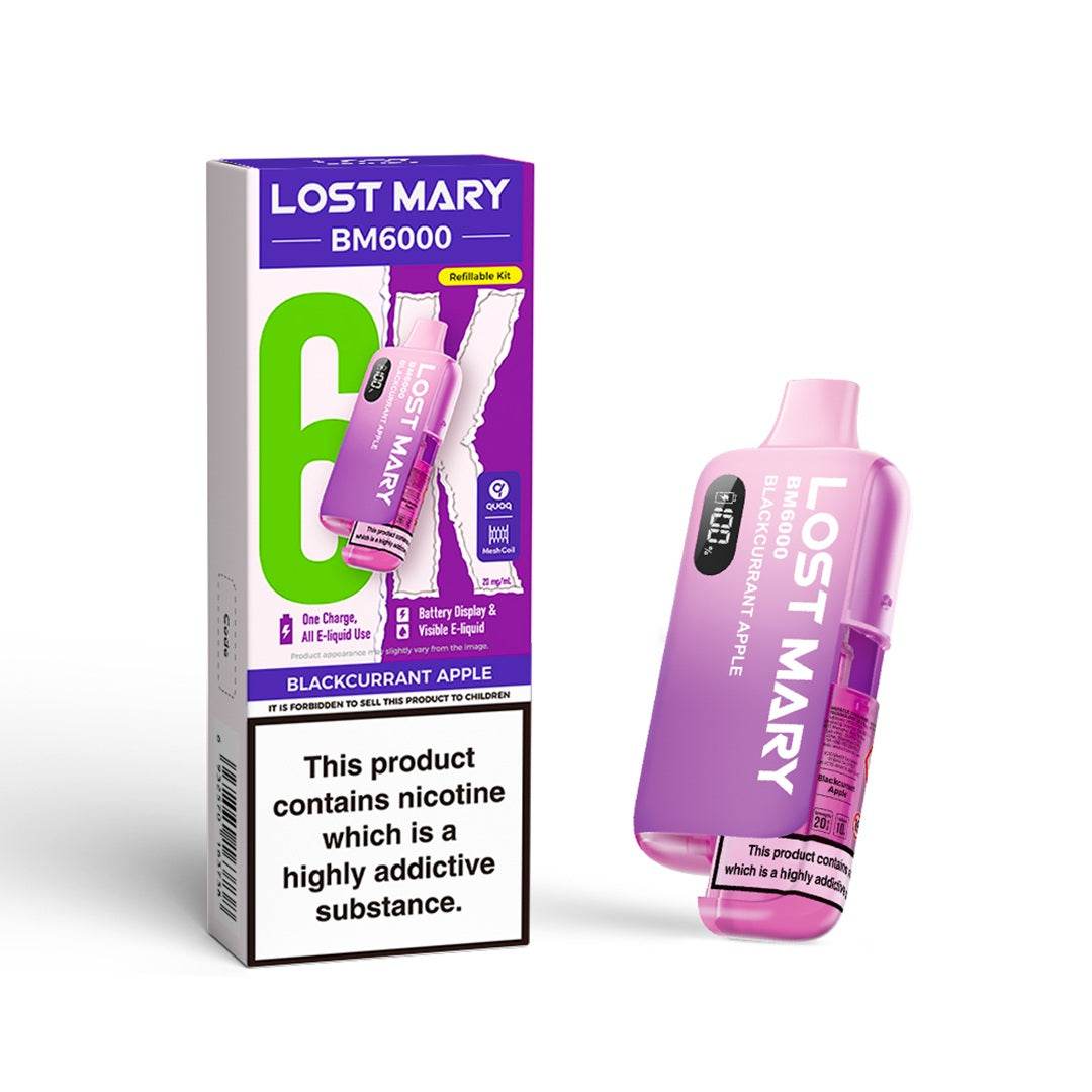 Lost Mary BM6000 Prefilled Vape KIT - VAPING COUNTRY