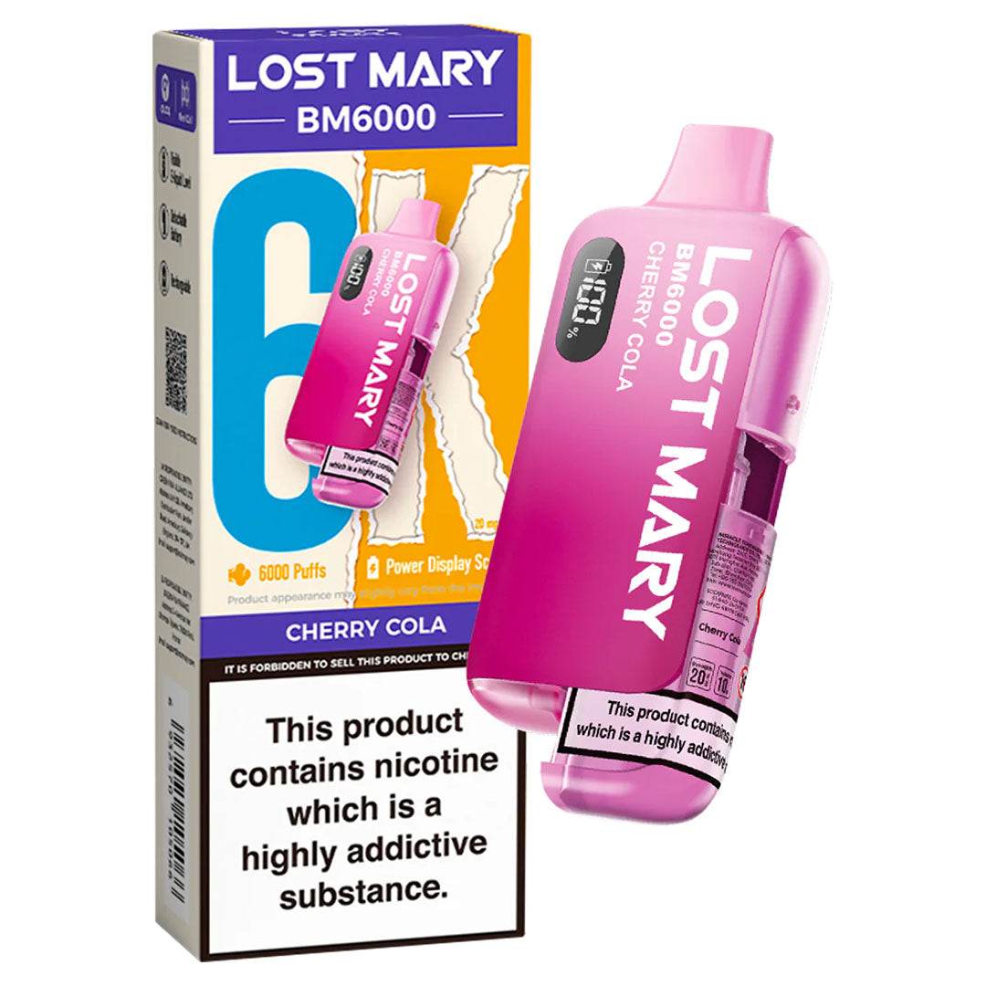 Lost Mary BM6000 Prefilled Vape KIT - VAPING COUNTRY