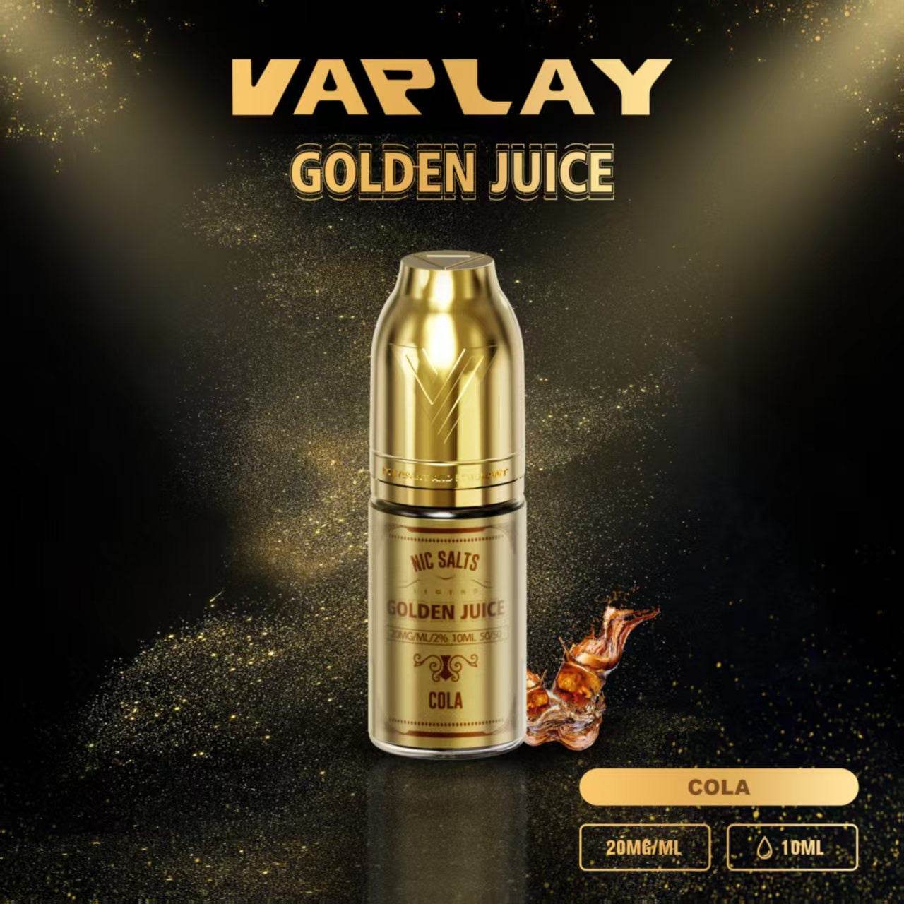 GOLDEN JUICE 20mg - Nic Salt E-Liquid 10ml - VAPING COUNTRY