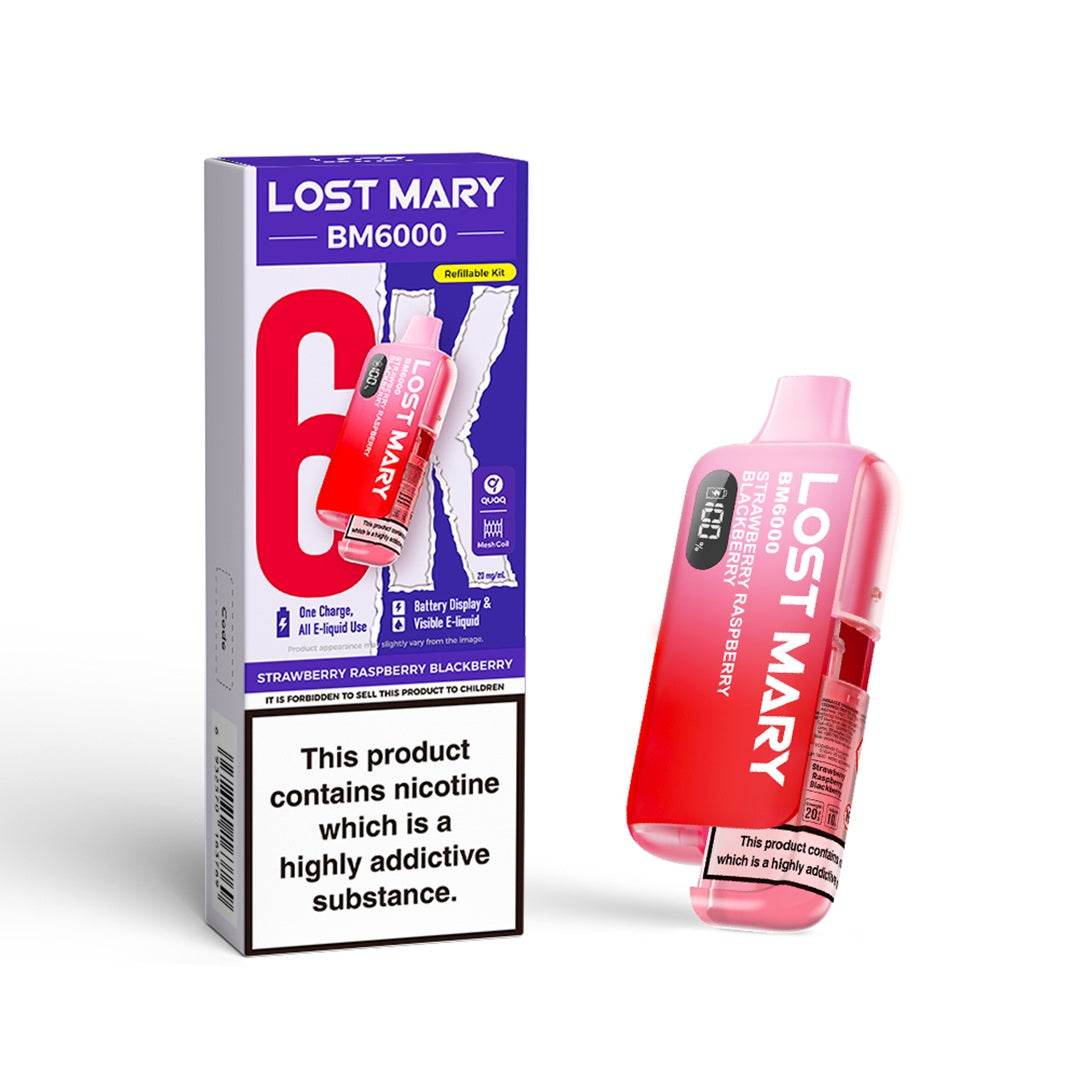 Lost Mary BM6000 Prefilled Vape KIT - VAPING COUNTRY